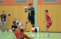  Fasste sich ein Herz und traf: Moritz Bader.  FOTOS: BAUR